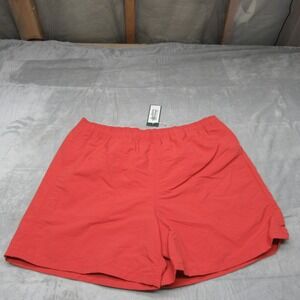 Alpine Design MAD 5" Shorts Men Large Red Pull On Water Repellent UPF 50 $48 NEW